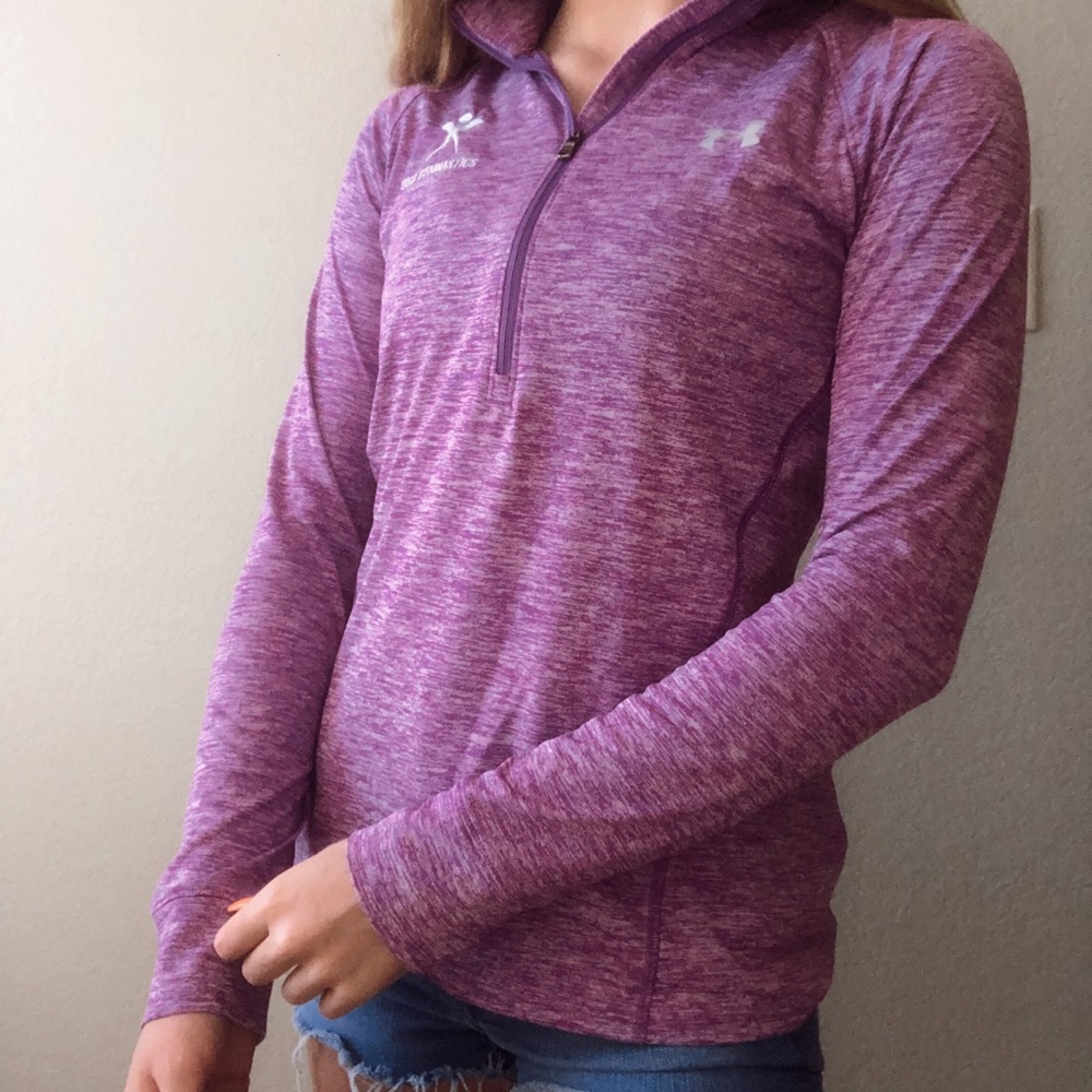 USA gymnastics pull over- Under Armor